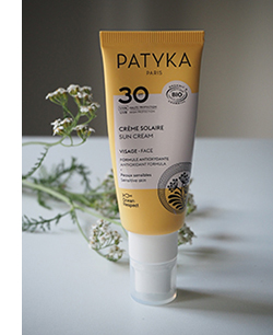 Patyka Face Sun Cream SPF 30.
